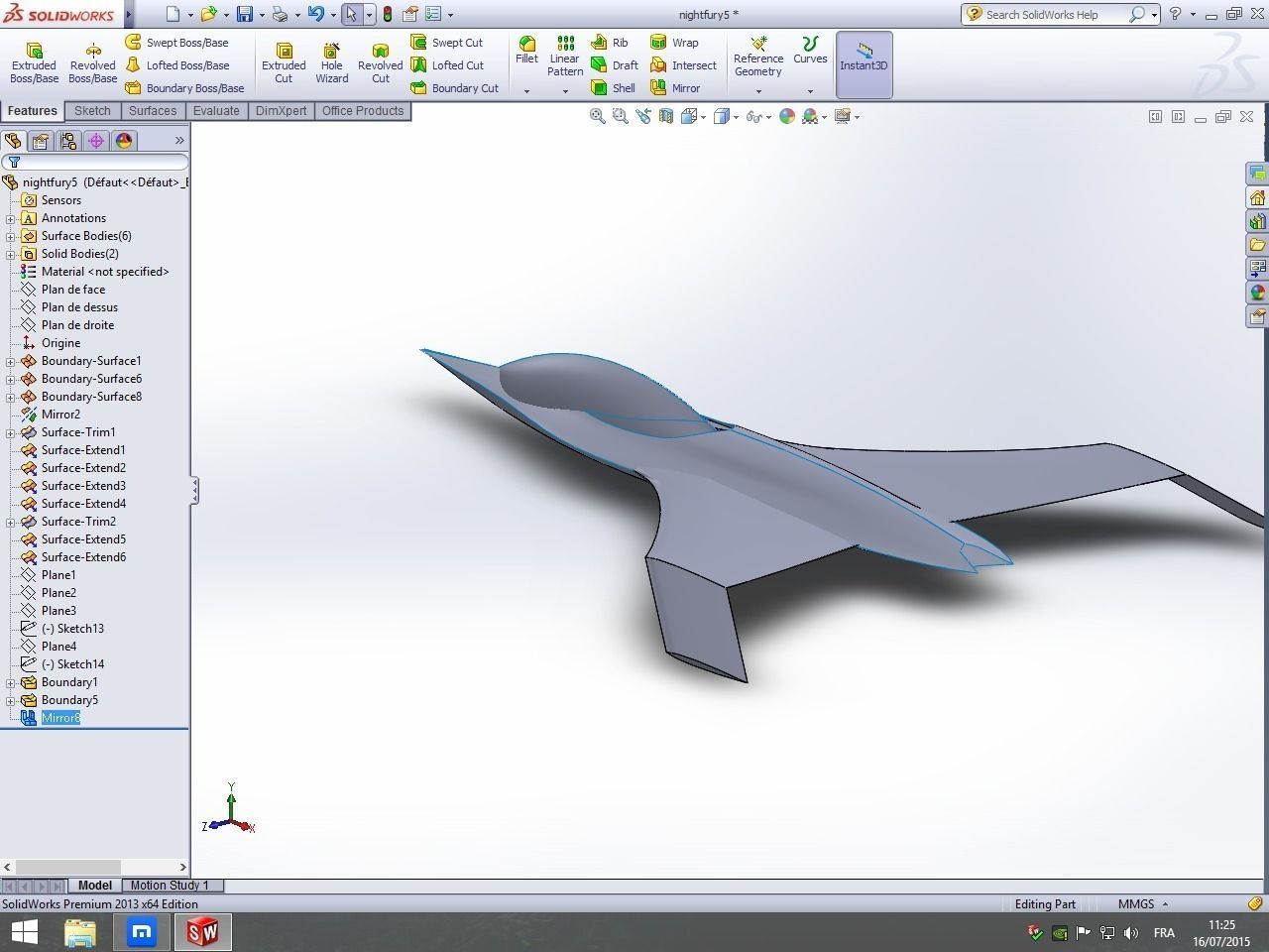 drone nightfury xSS 06 3D model_2
