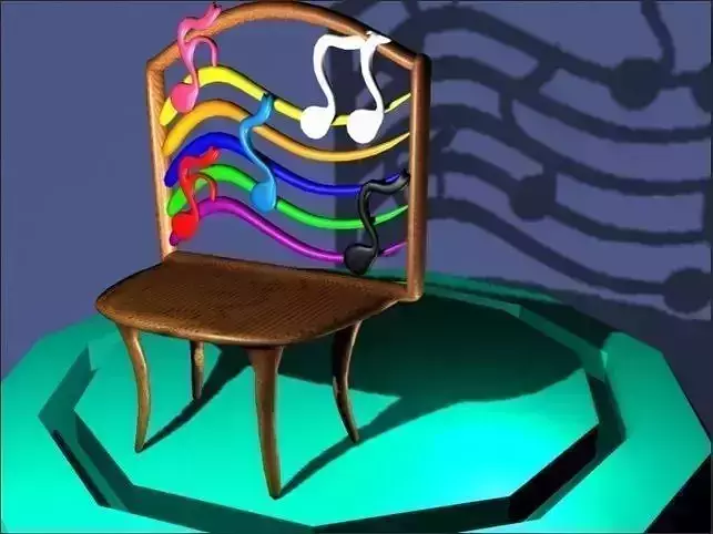 Musical CHAIR 3D model