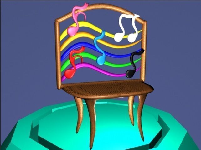 Musical CHAIR 3D model_1