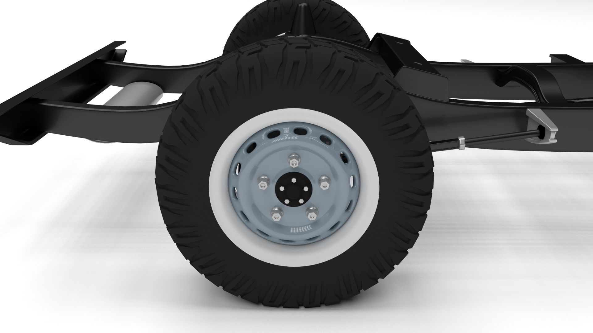 Offroad Truck Chassis 3D model_7