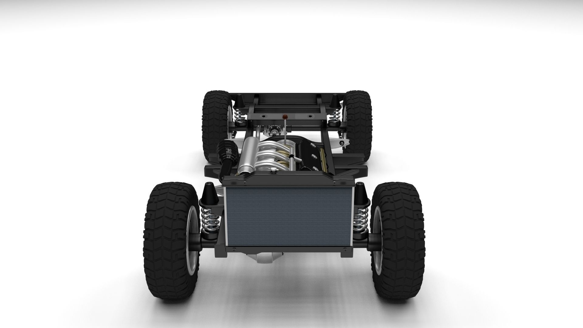 Offroad Truck Chassis 3D model_2