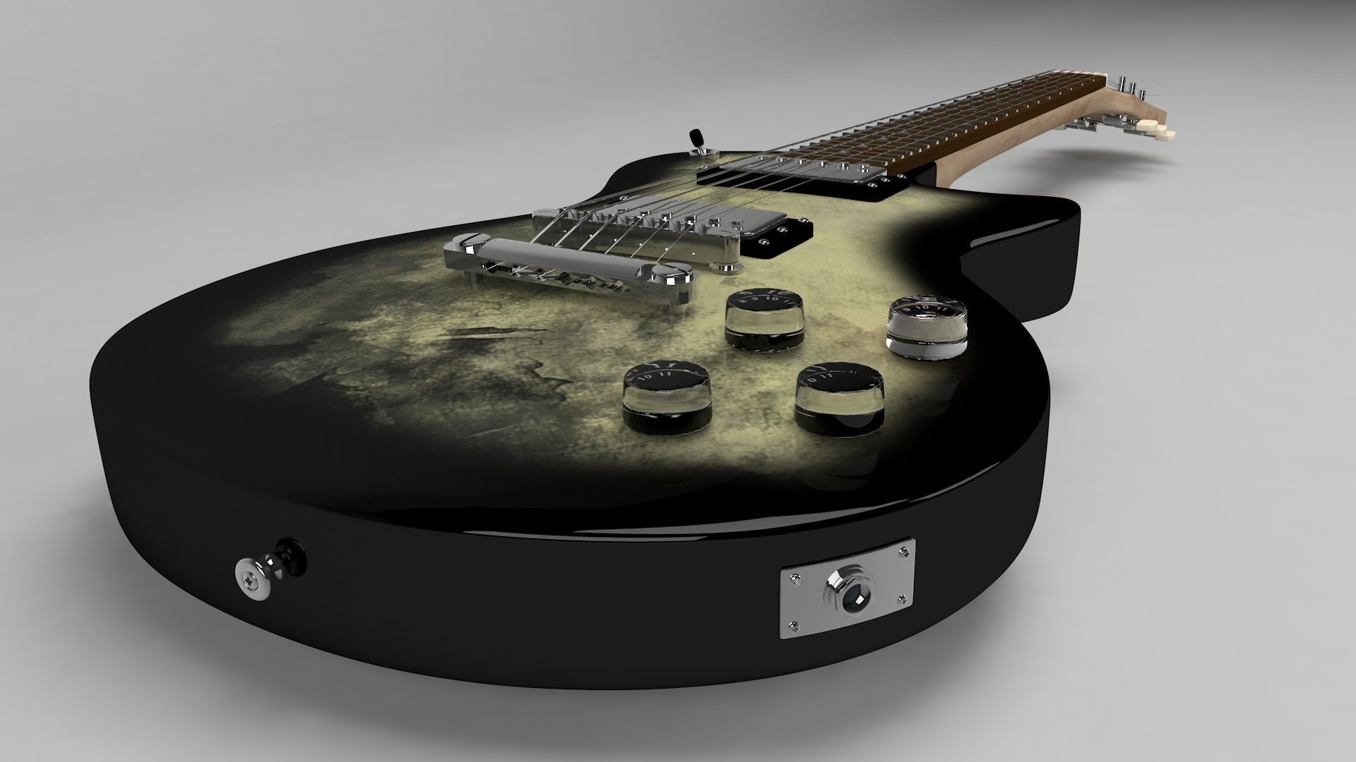 Les Paul Custom 3D model_3