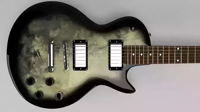 Les Paul Custom 3D model
