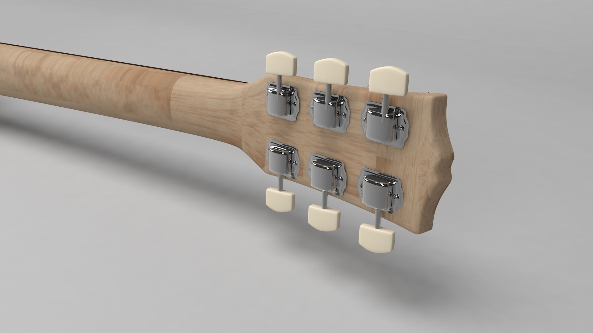 Les Paul Custom 3D model_5