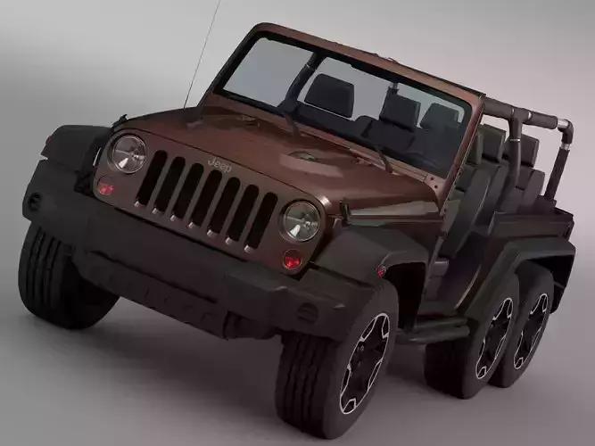 Jeep Wrangler Rubicon 6x6 2016 3D model