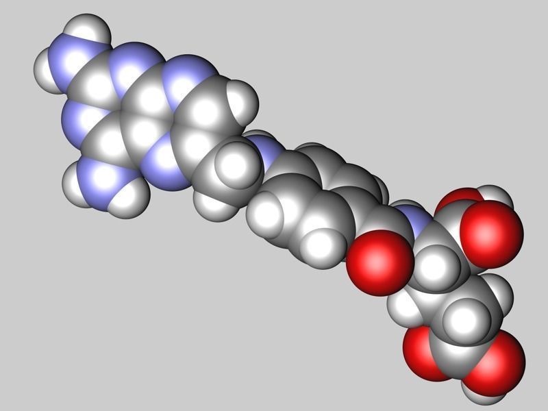 Aminopterin molecule 3D model_3