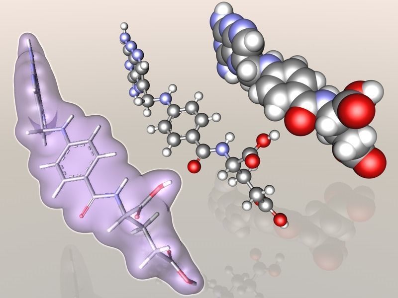 Aminopterin molecule 3D model_6