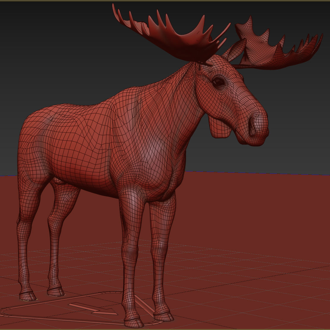 Virtual Moose 3d model 3D model_22