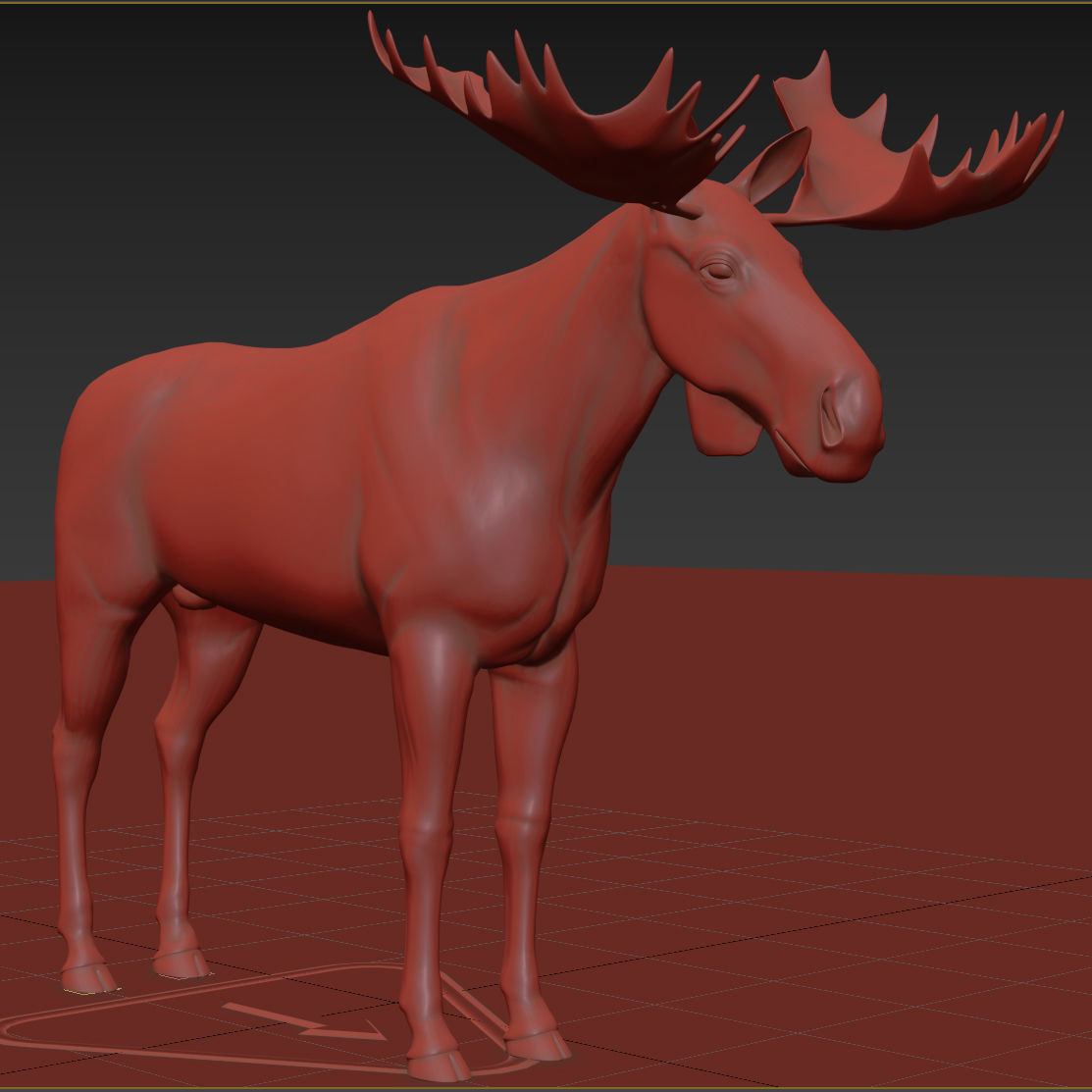 Virtual Moose 3d model 3D model_21