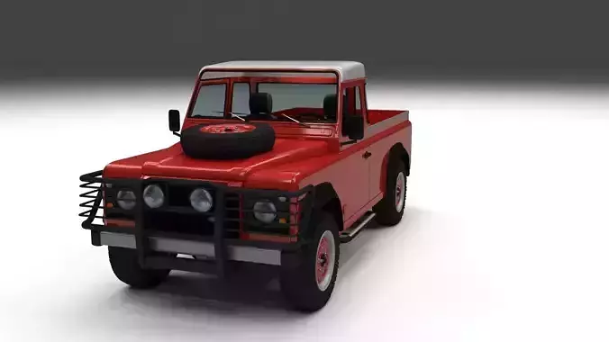 Land Rover Defender 110 Pick Up w interior