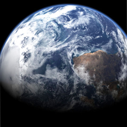 Incredible HD Earth Planet - 3d model 3D model_35