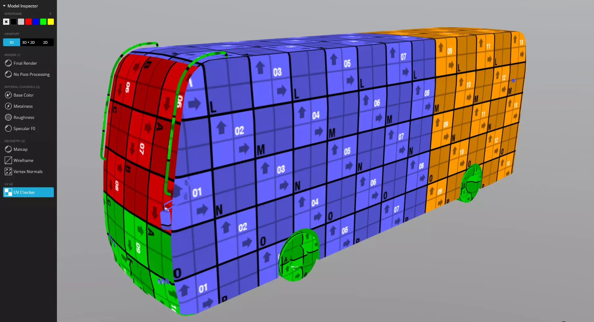 Alexander Dennis Enviro 400 First Express Low-poly 3D model_5