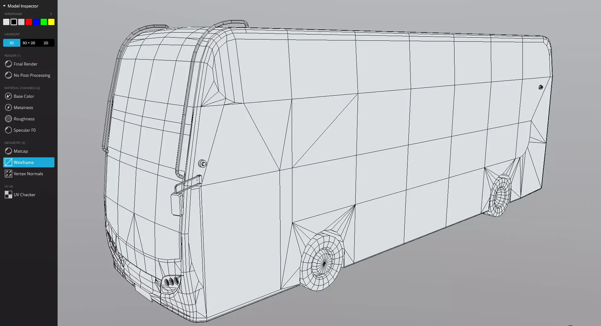 Alexander Dennis Enviro 400 First Express Low-poly 3D model_8