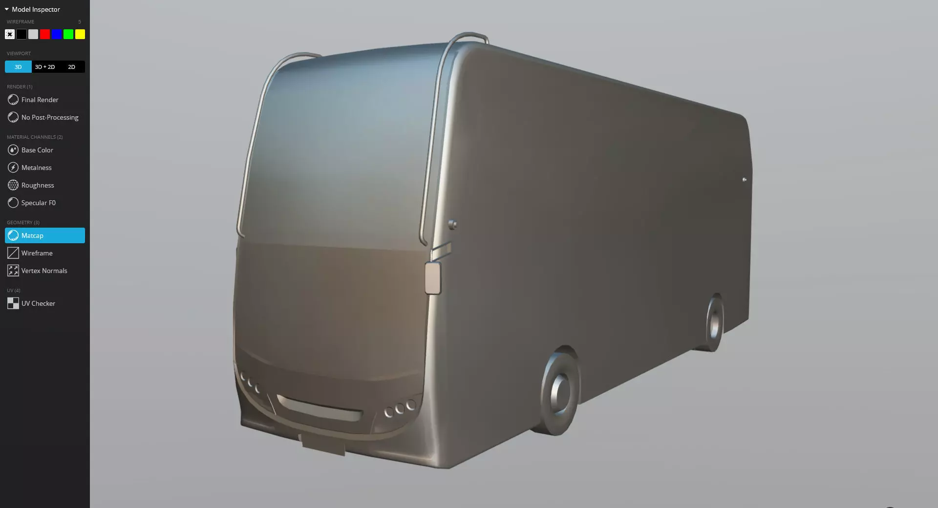 Alexander Dennis Enviro 400 First Express Low-poly 3D model_6