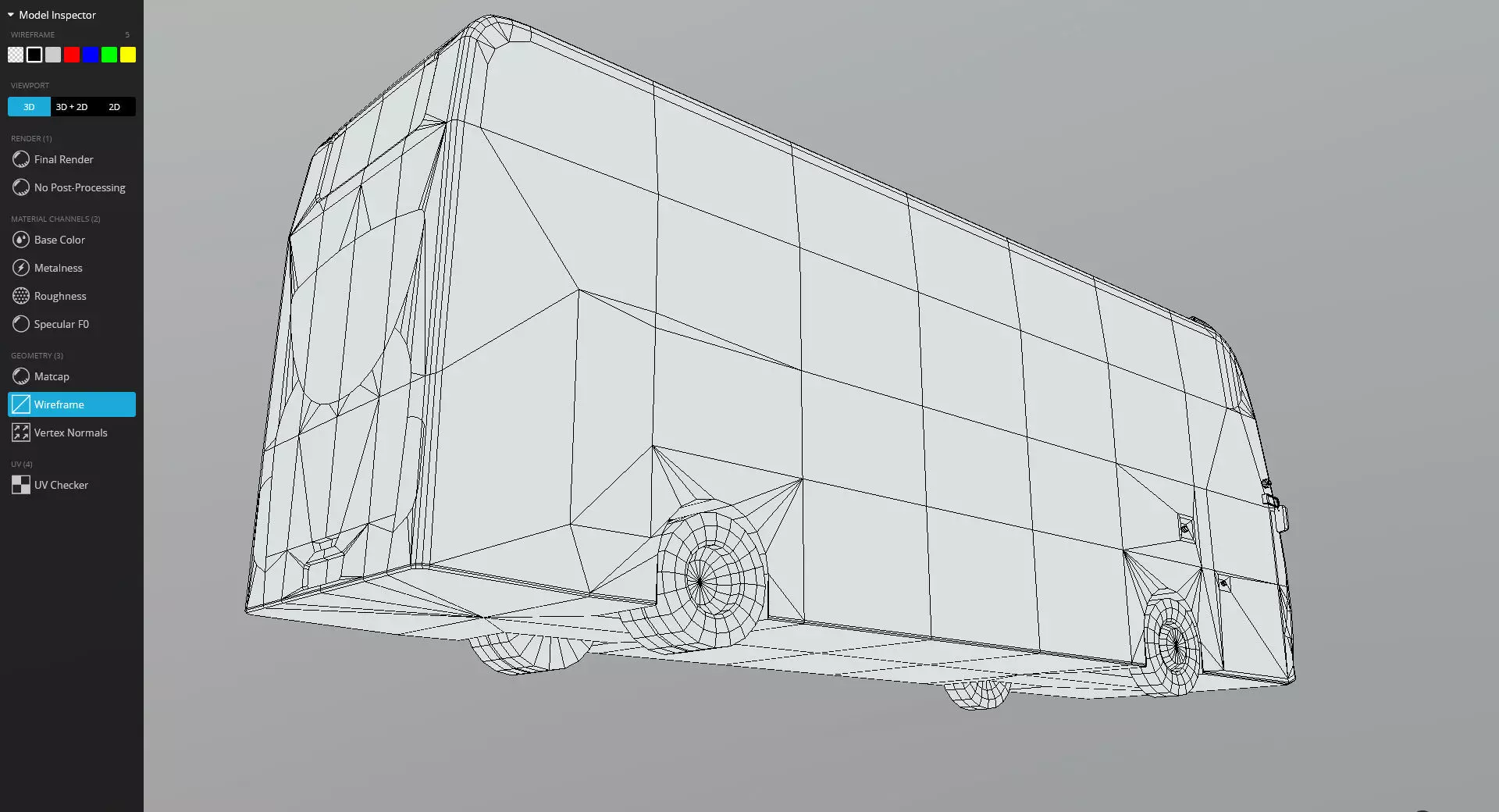 Alexander Dennis Enviro 400 First Express Low-poly 3D model_7