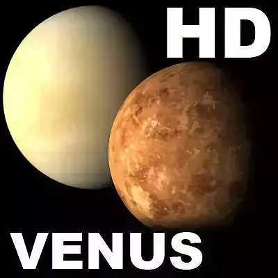 Incredible HD Venus planet - 3d model