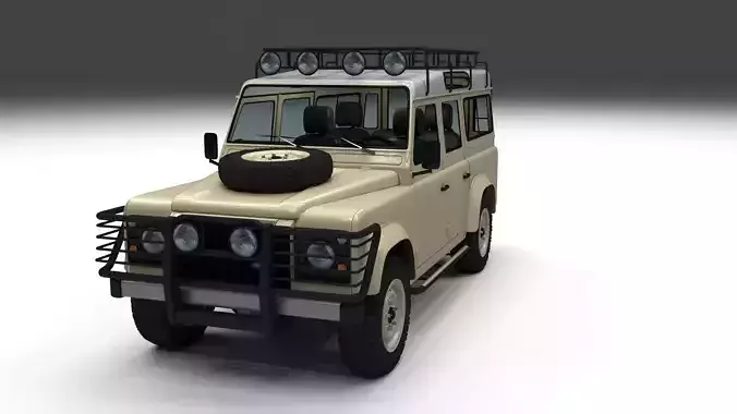 Land Rover Defender 110 Station Wagon w interior