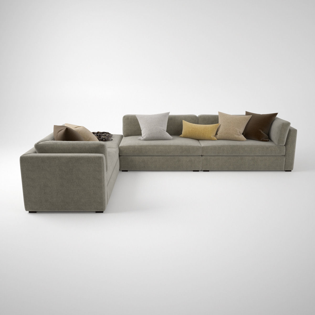 Busnelli Oh-mar Corner Sectional Sofa 3D model_1