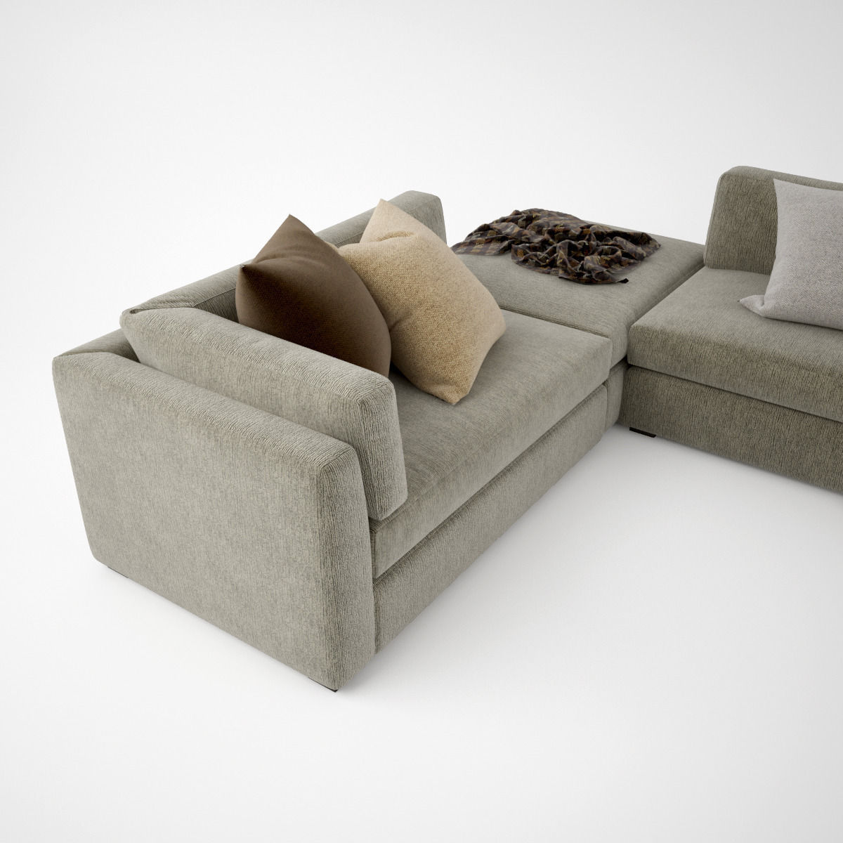 Busnelli Oh-mar Corner Sectional Sofa 3D model_6