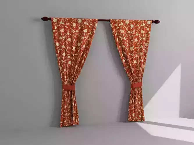 Vol2 Draperies0001 VR 3D model