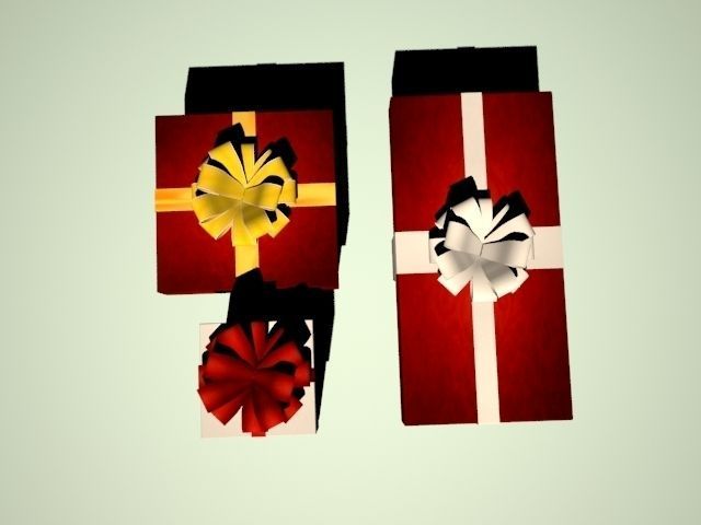Gift Boxes 3D model_2