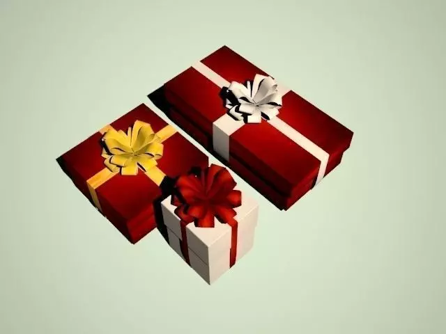 Gift Boxes 3D model_0