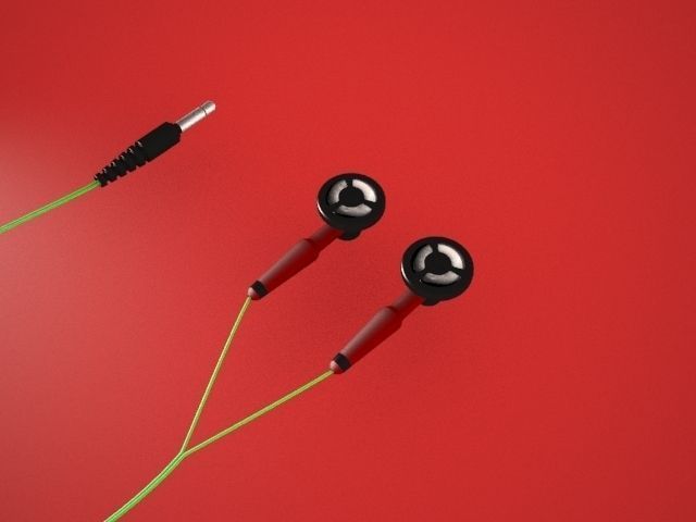 Earphones - Headphones 3D model_2