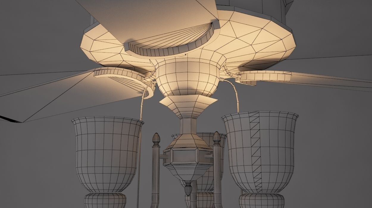Chandelier - Lamp 3D model_2