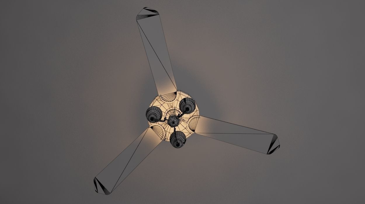 Chandelier - Lamp 3D model_5