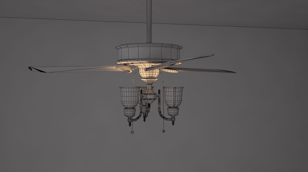 Chandelier - Lamp 3D model_3