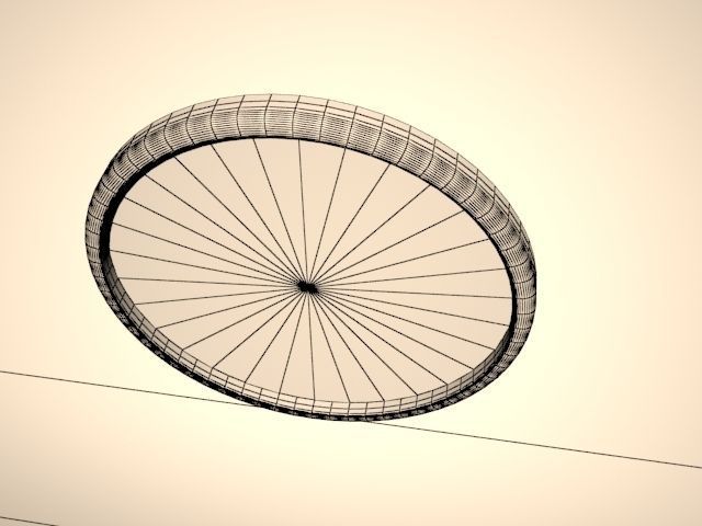 Wall Clock 3D model_3