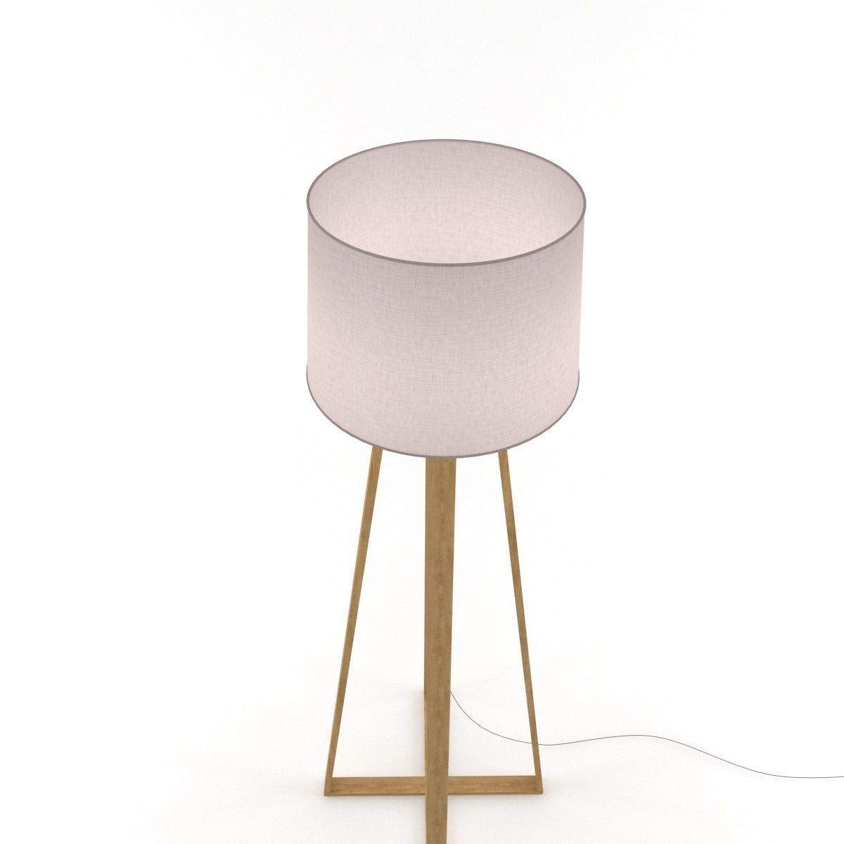 Floor Lamp A009 3D model_3