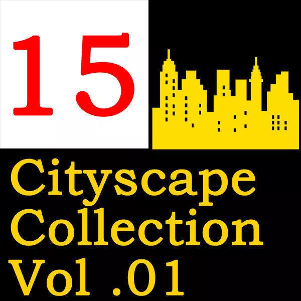 15 Cityscapes  Collection 3D model_0