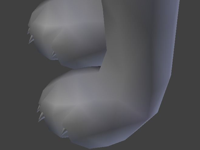 Domestic Cat Low-poly 3D model_7