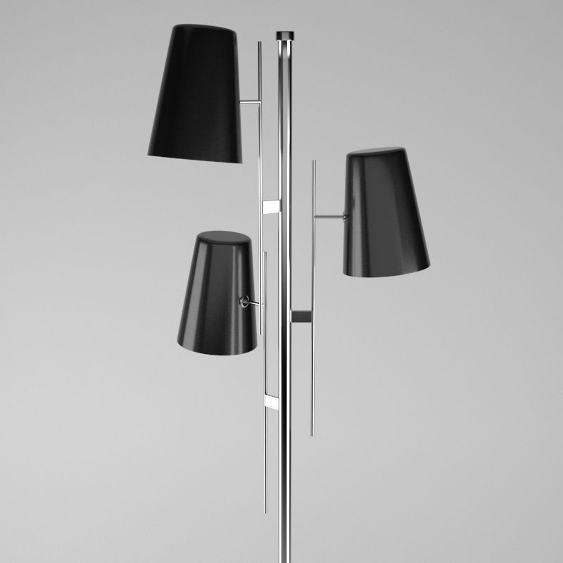Floor Lamp A006 3D model_3