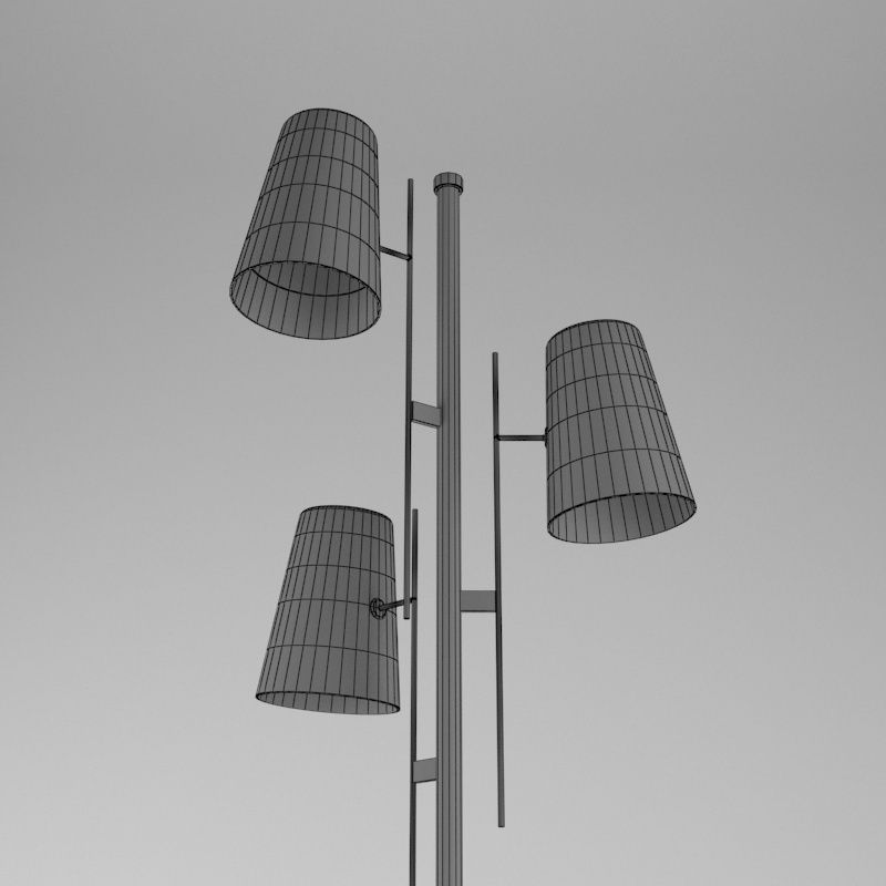 Floor Lamp A006 3D model_6