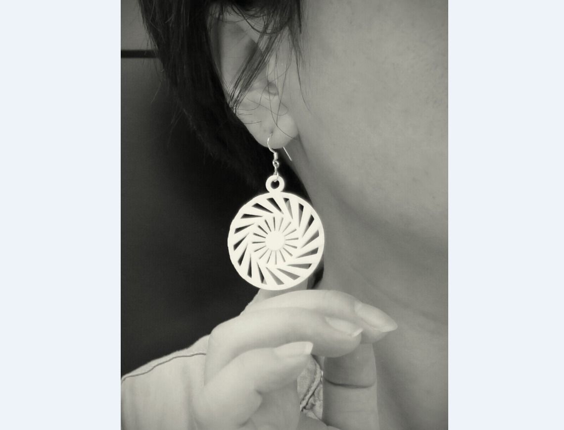 Rotating Sunlight Pendant 3D print model_0