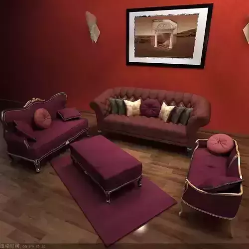 Sofa living room with furniture