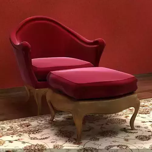 Sofa chair and ottoman