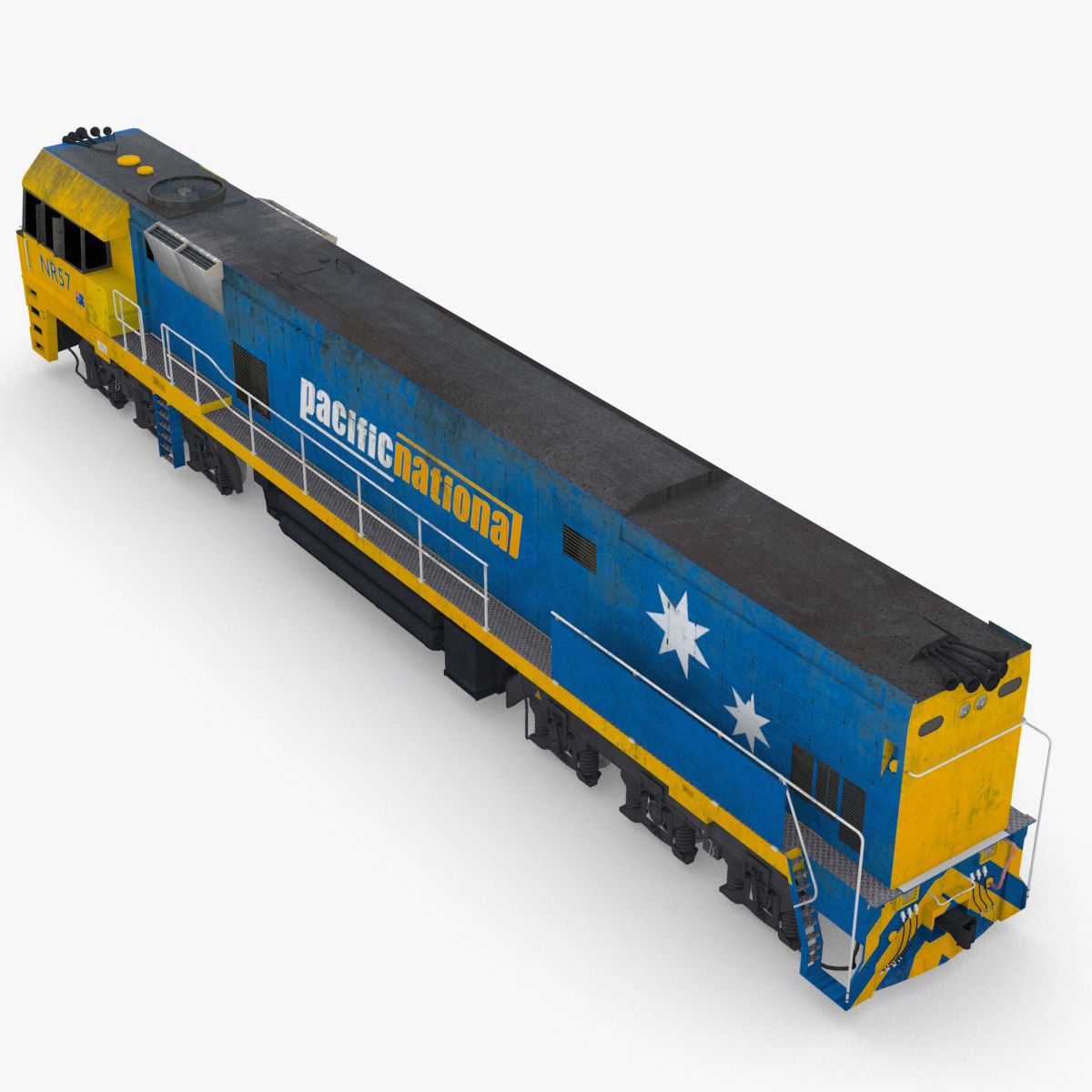 NR57 Australian Locomotive 3D model_3