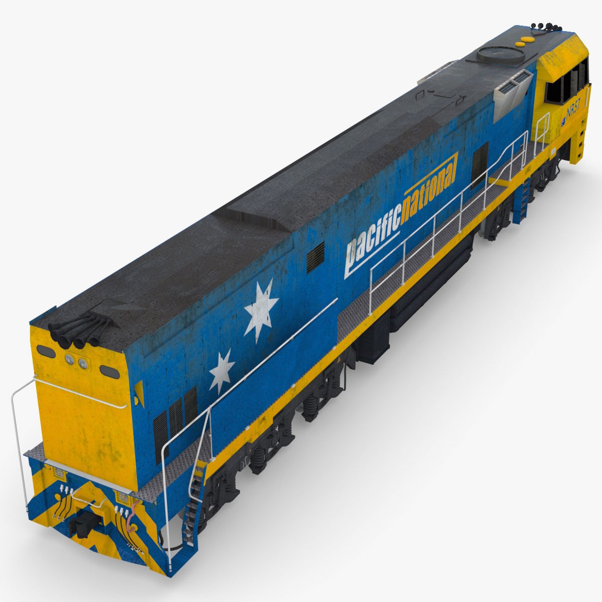 NR57 Australian Locomotive 3D model_2