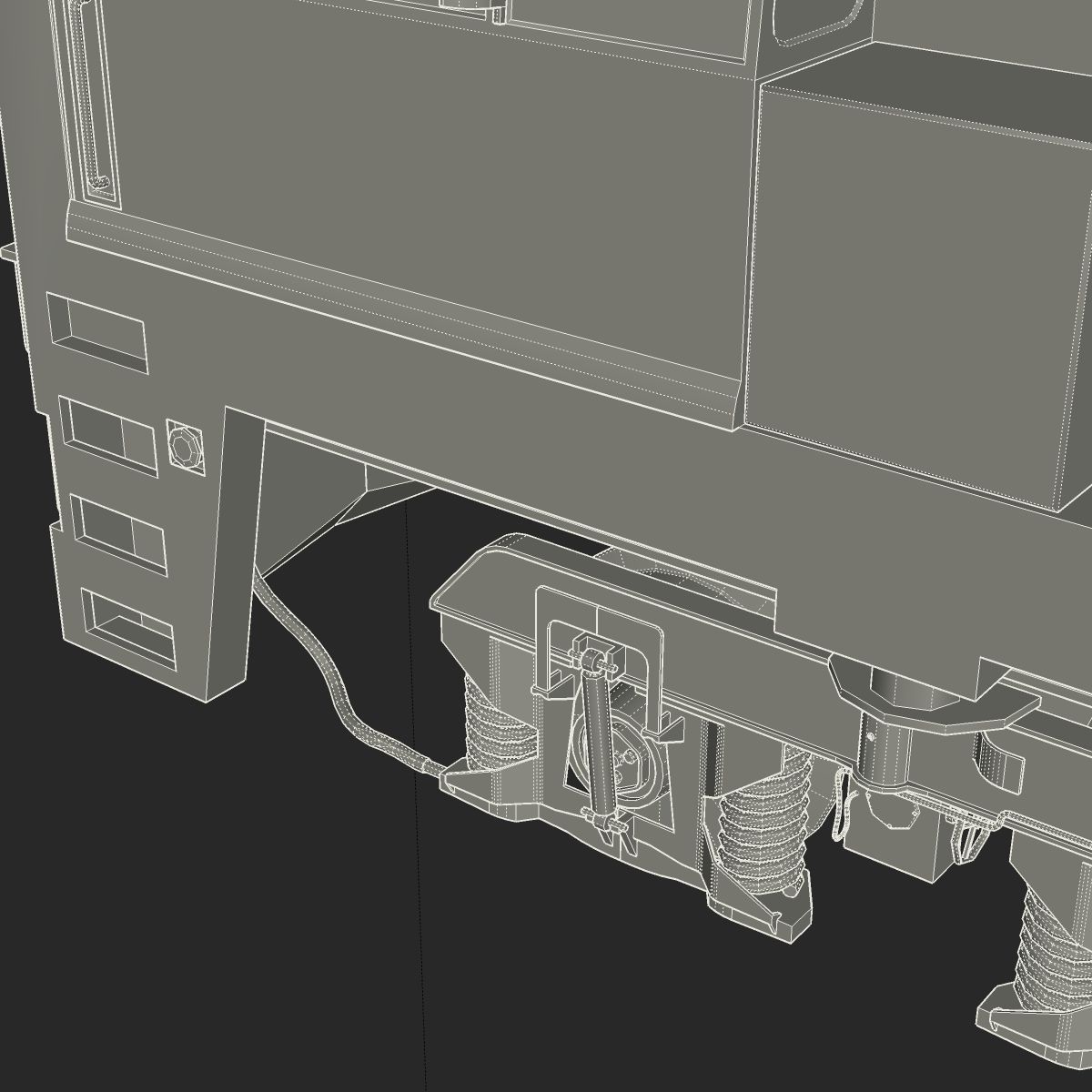 NR57 Australian Locomotive 3D model_23