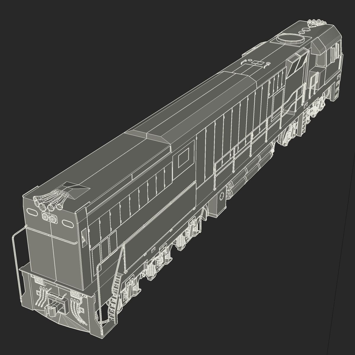 NR57 Australian Locomotive 3D model_15