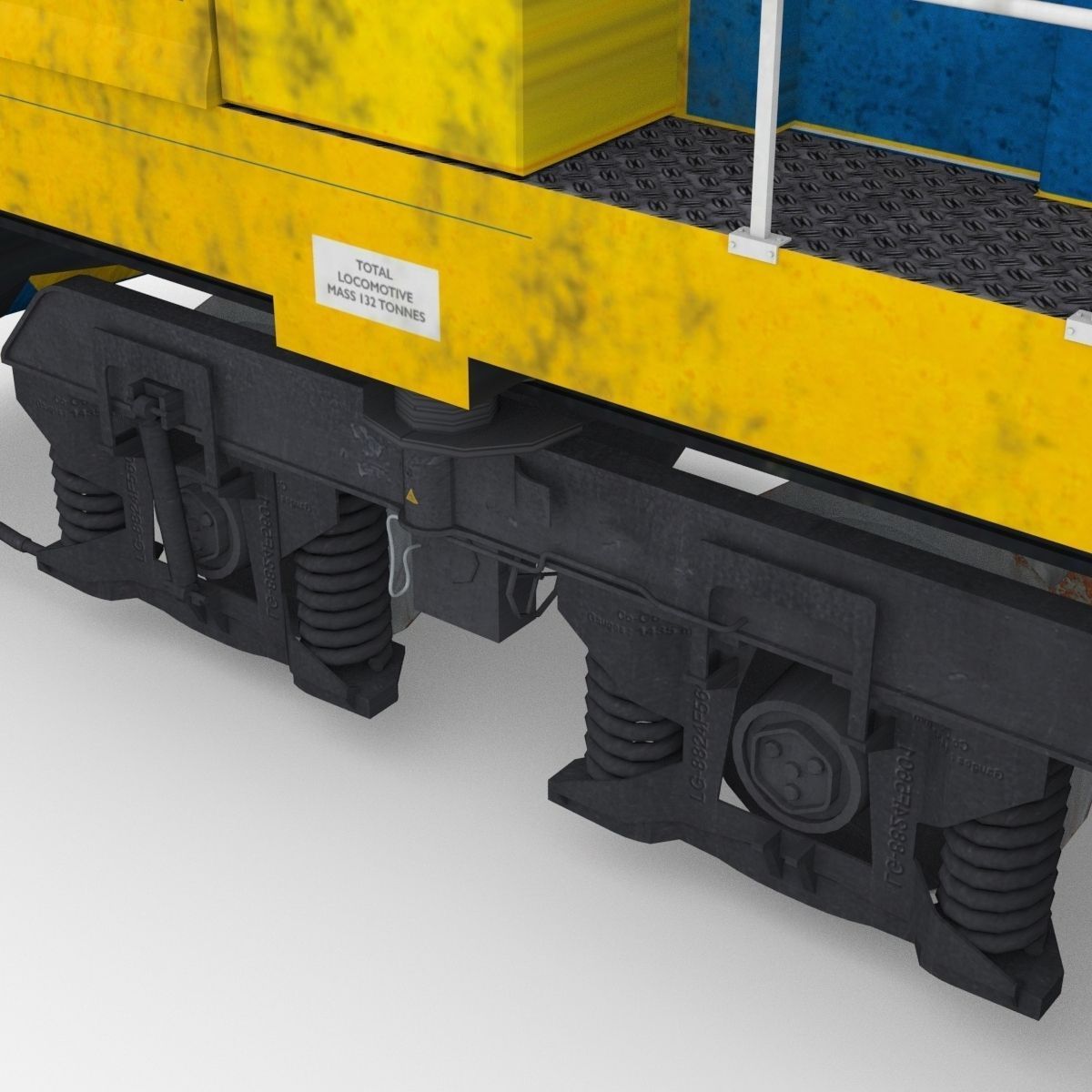 NR57 Australian Locomotive 3D model_8