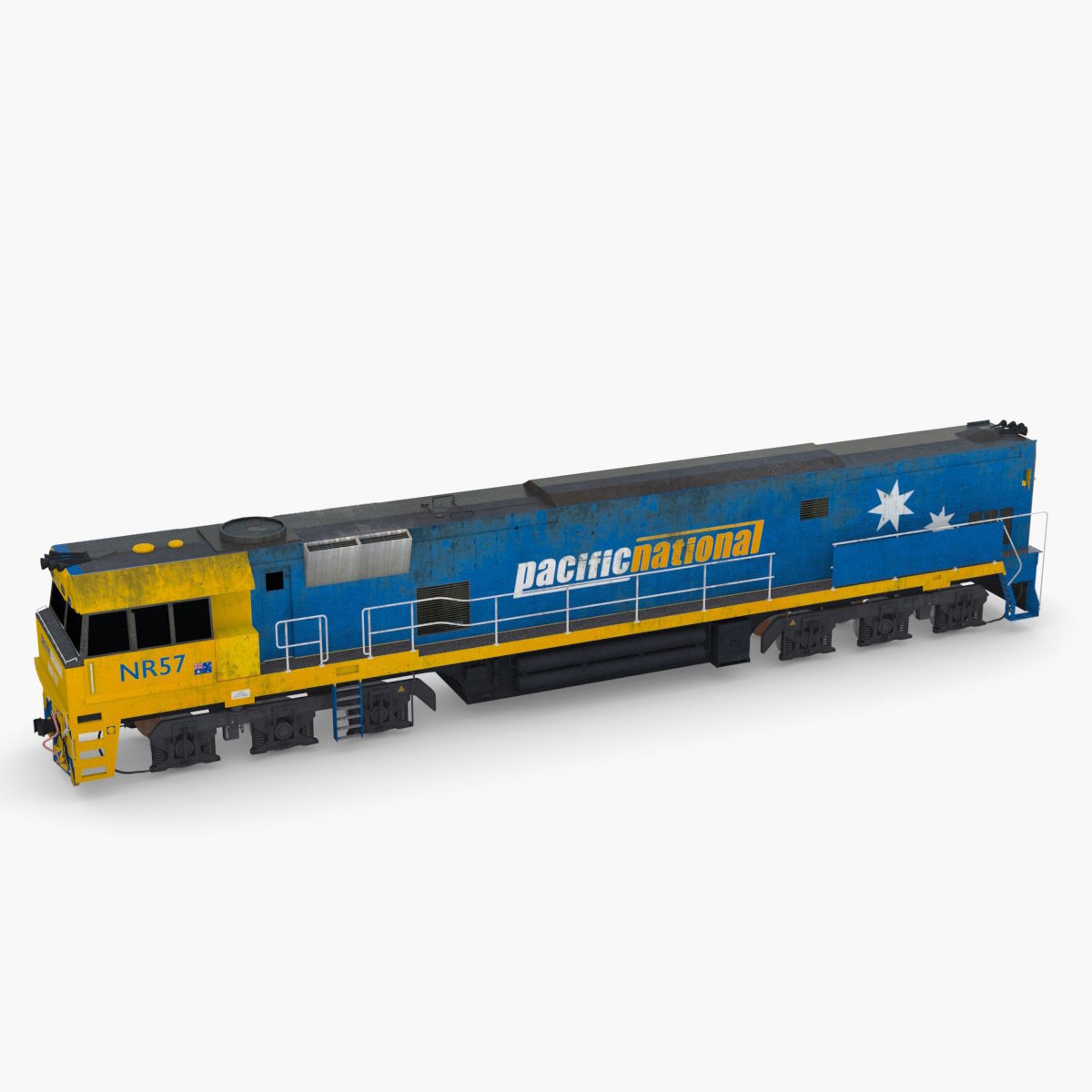 NR57 Australian Locomotive 3D model_1