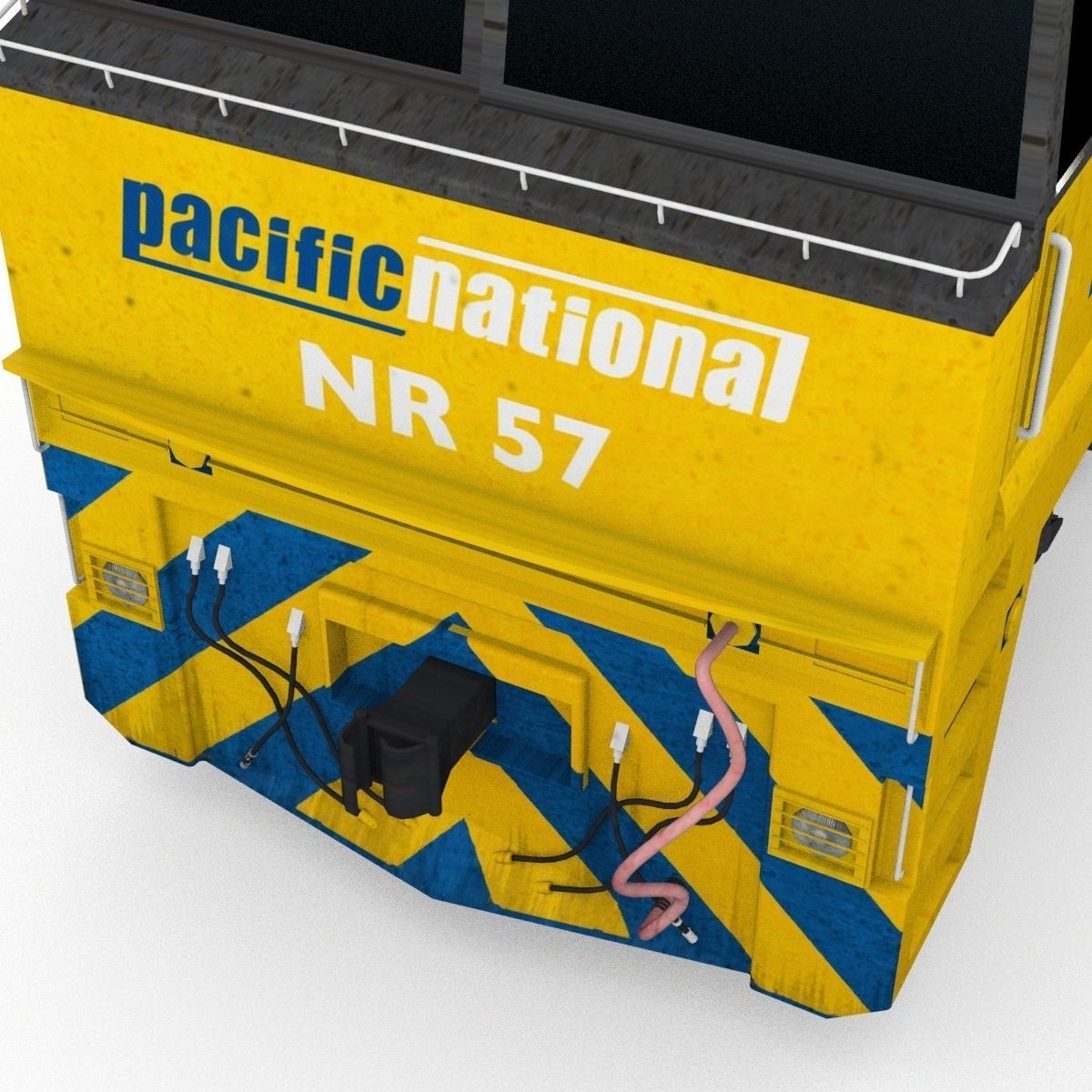 NR57 Australian Locomotive 3D model_7