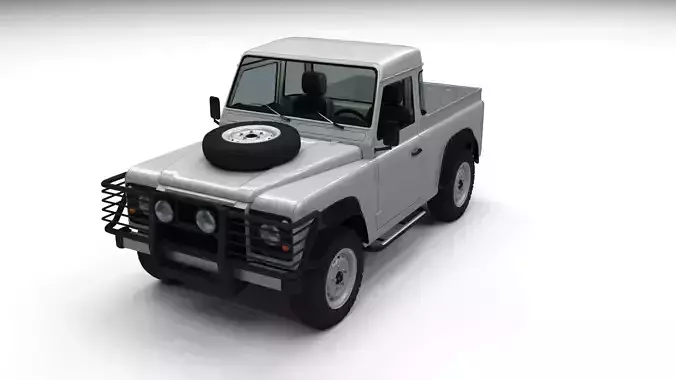 Land Rover Defender 90 Pick Up w interior