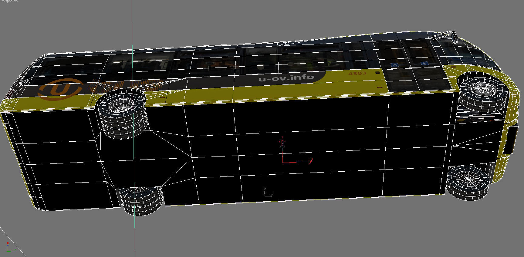 Optare Solo SR U-OV bus Low-poly 3D model_5