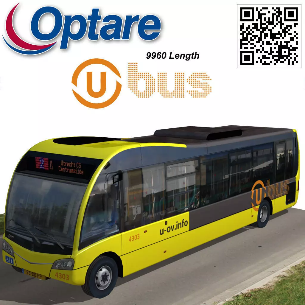 Optare Solo SR U-OV bus Low-poly 3D model_0