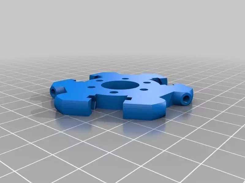 Kossel mini Effector for E3d v6 Hotend Free 3D print model